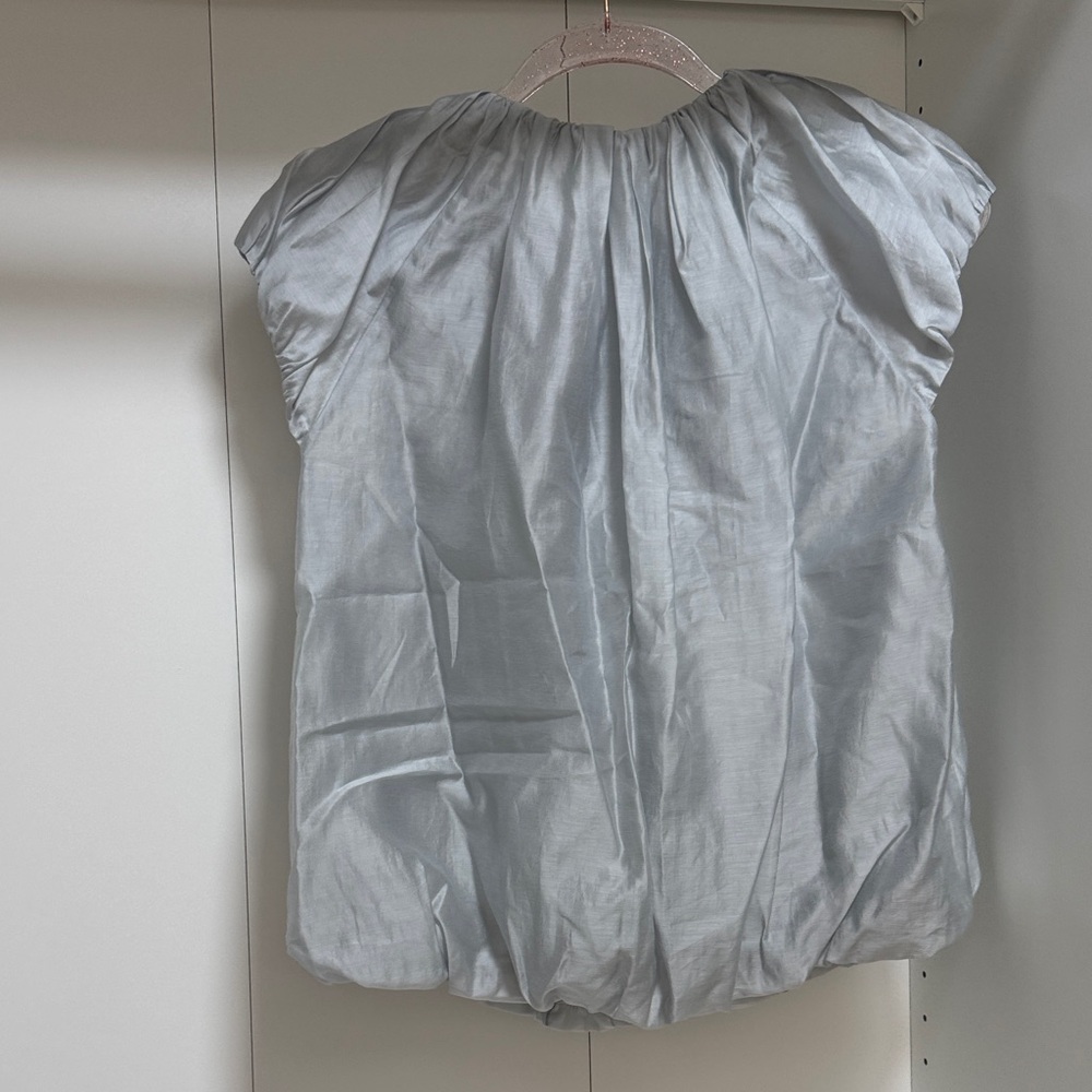 COS Light Gray Blouse size 2 - Picture 5 of 6